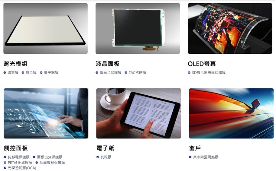 友輝光電的產品