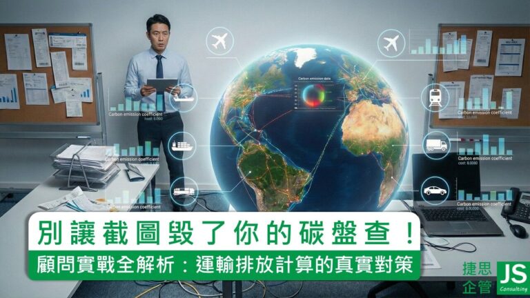 別讓截圖毀了你的碳盤查！捷思顧問實戰全解析：運輸排放計算的真實對策！