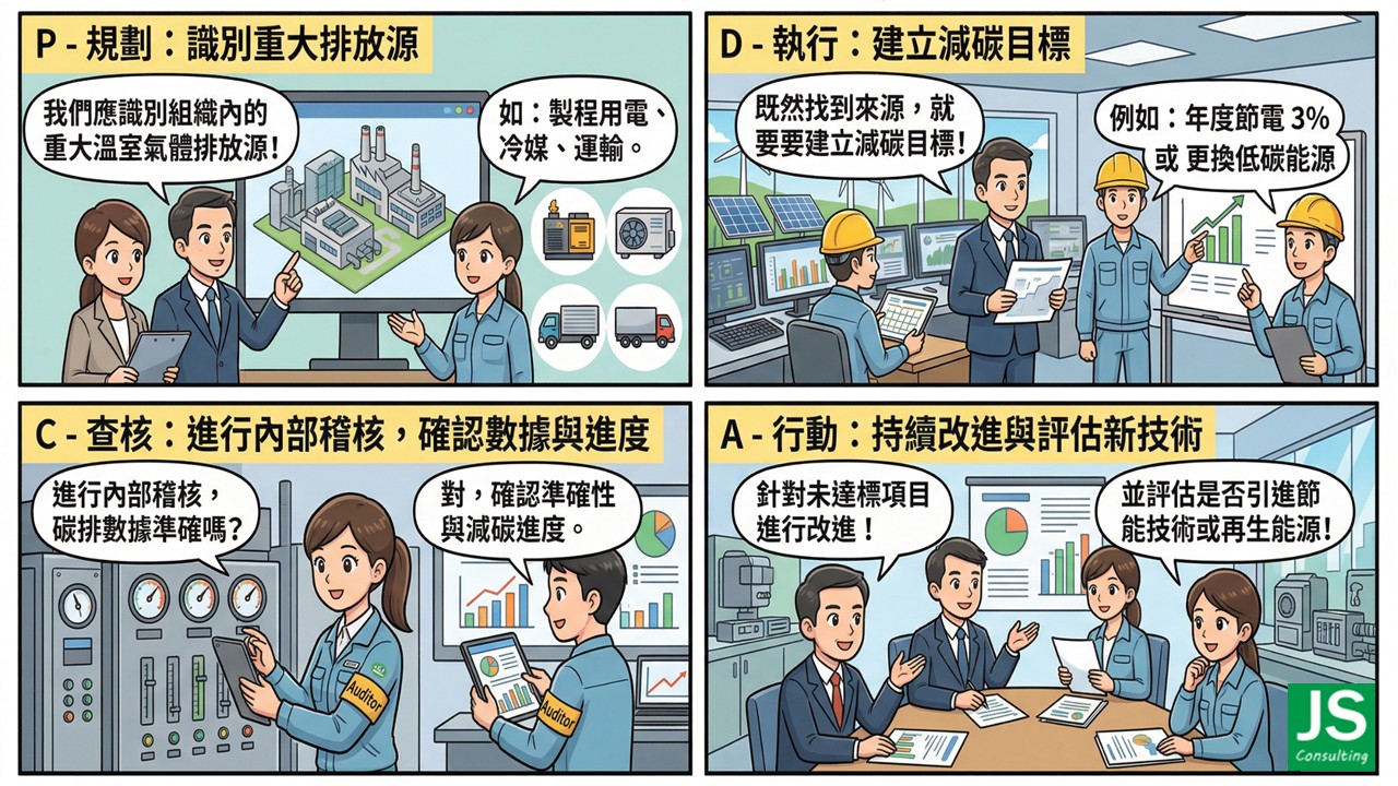 溫室氣體管理在 ISO 14001 中的實踐路徑