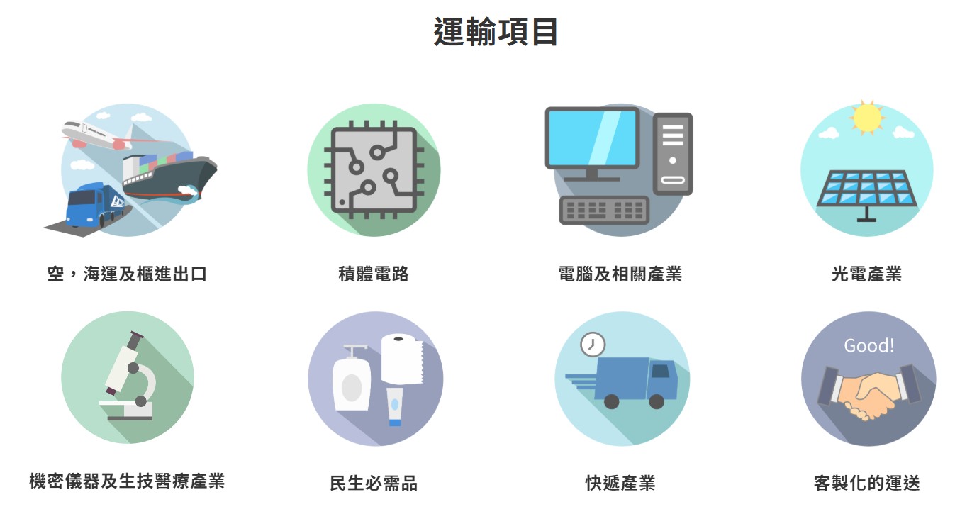 聯倉交通的服務項目