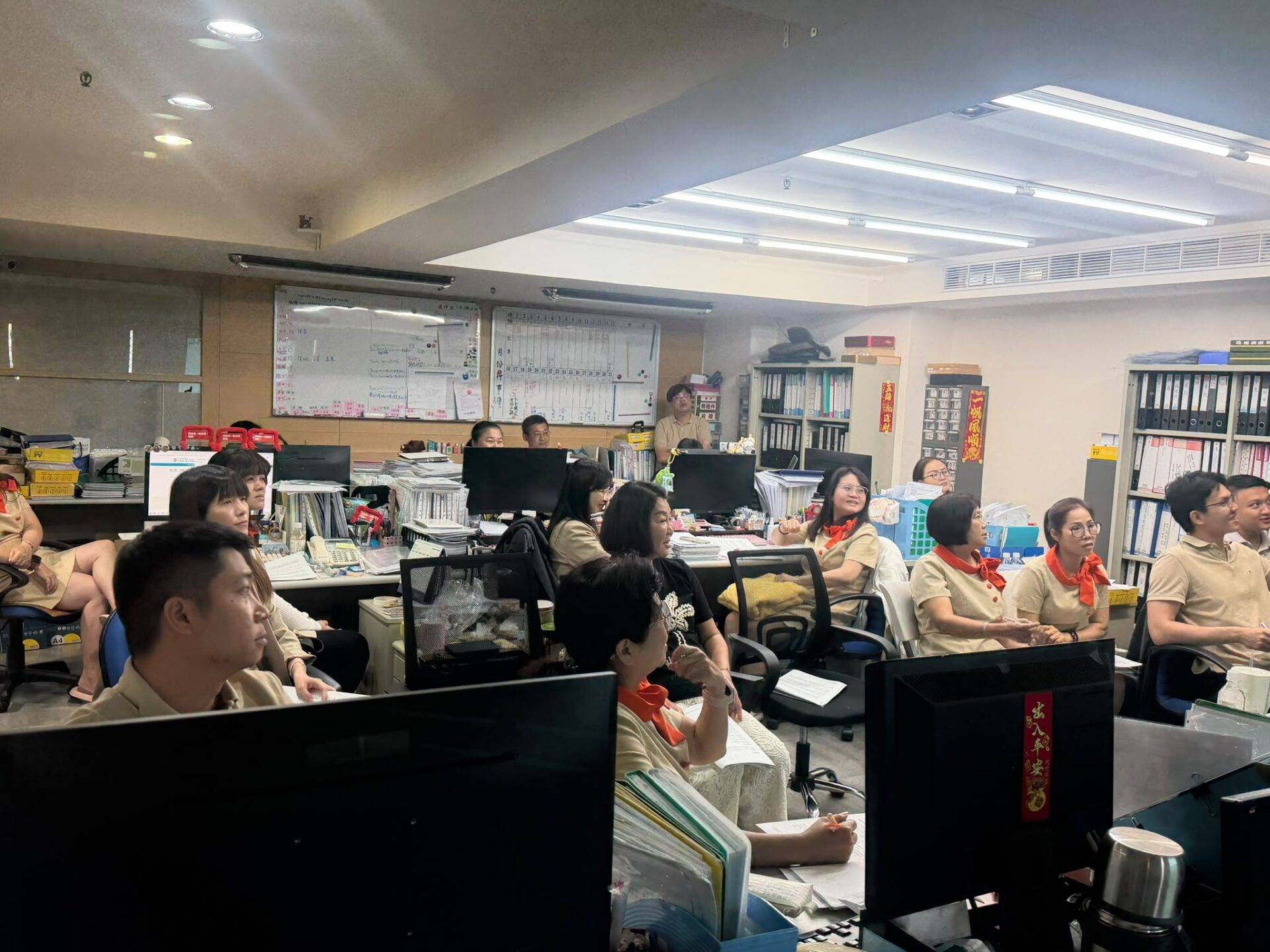 聯允國際開發完成反強迫勞動實務訓練的上課花絮