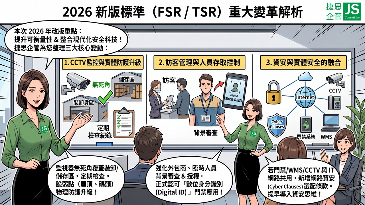2026 新版標準(FSR / TSR)重大變革解析|捷思企管顧問